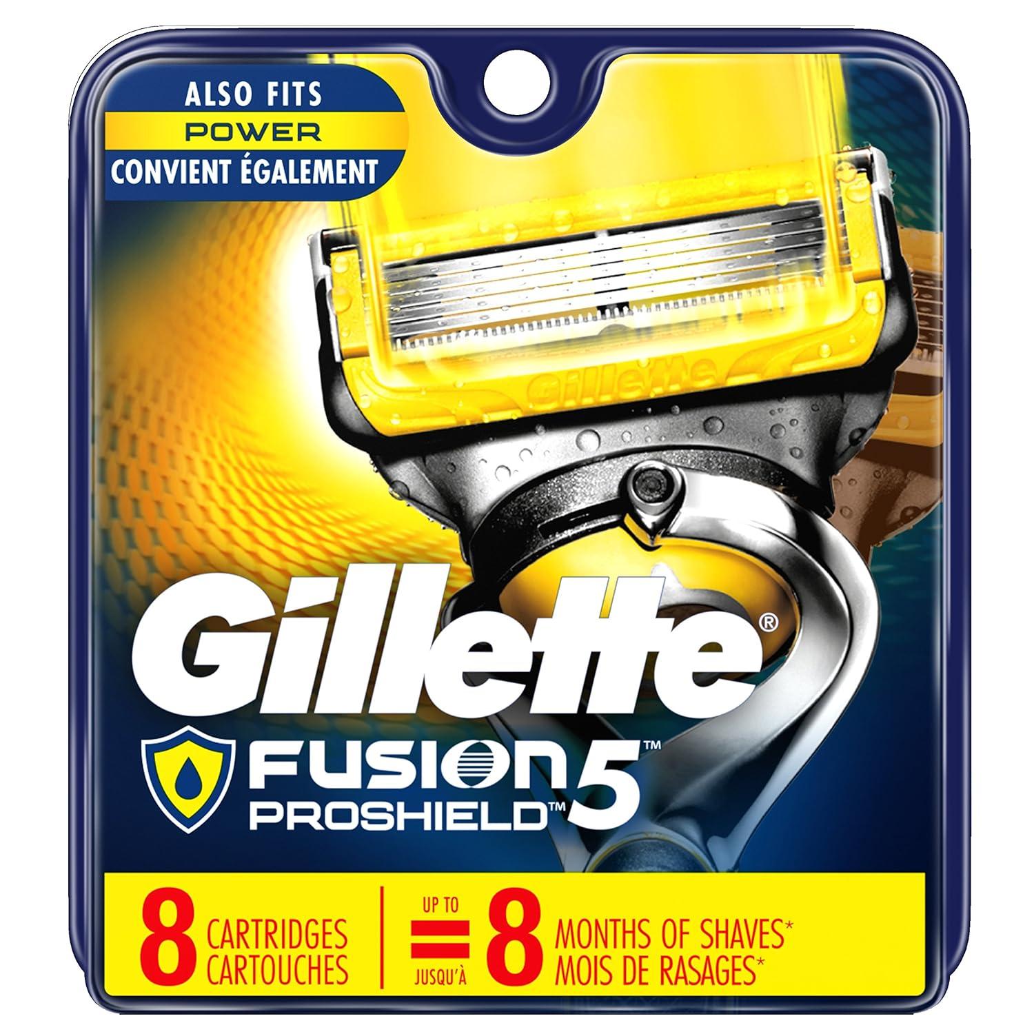 Gillette Fusion ProShield Men's Razor Blade Refills, 8 Count, Mens ...