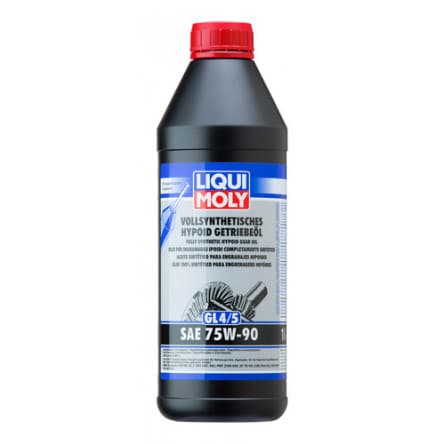 Fully Synthetic Hypoid Gear Oil 75W90 (GL4/5) 1l - Liqui Moly