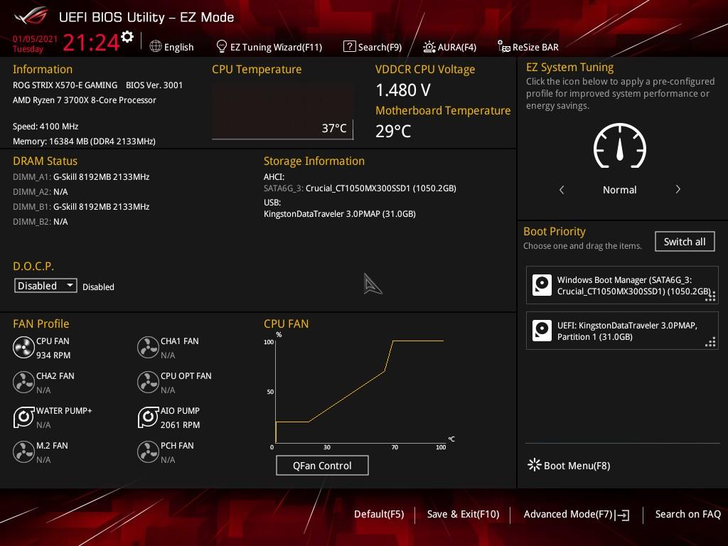 BIOS And Software - The ASUS ROG Strix X570-E Gaming Motherboard Review