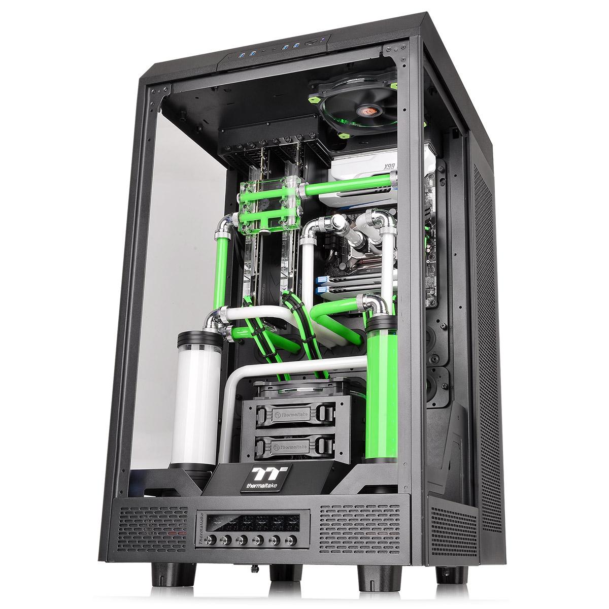 Thermaltake Tower 900 Black Case E-ATX With Tempered Glass Sides ...