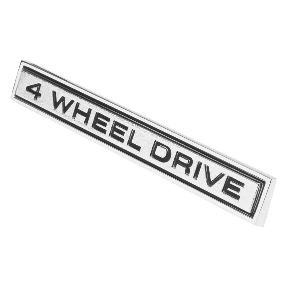 Trim Parts® 9840 - "4 Wheel Drive" Front Fender Emblems