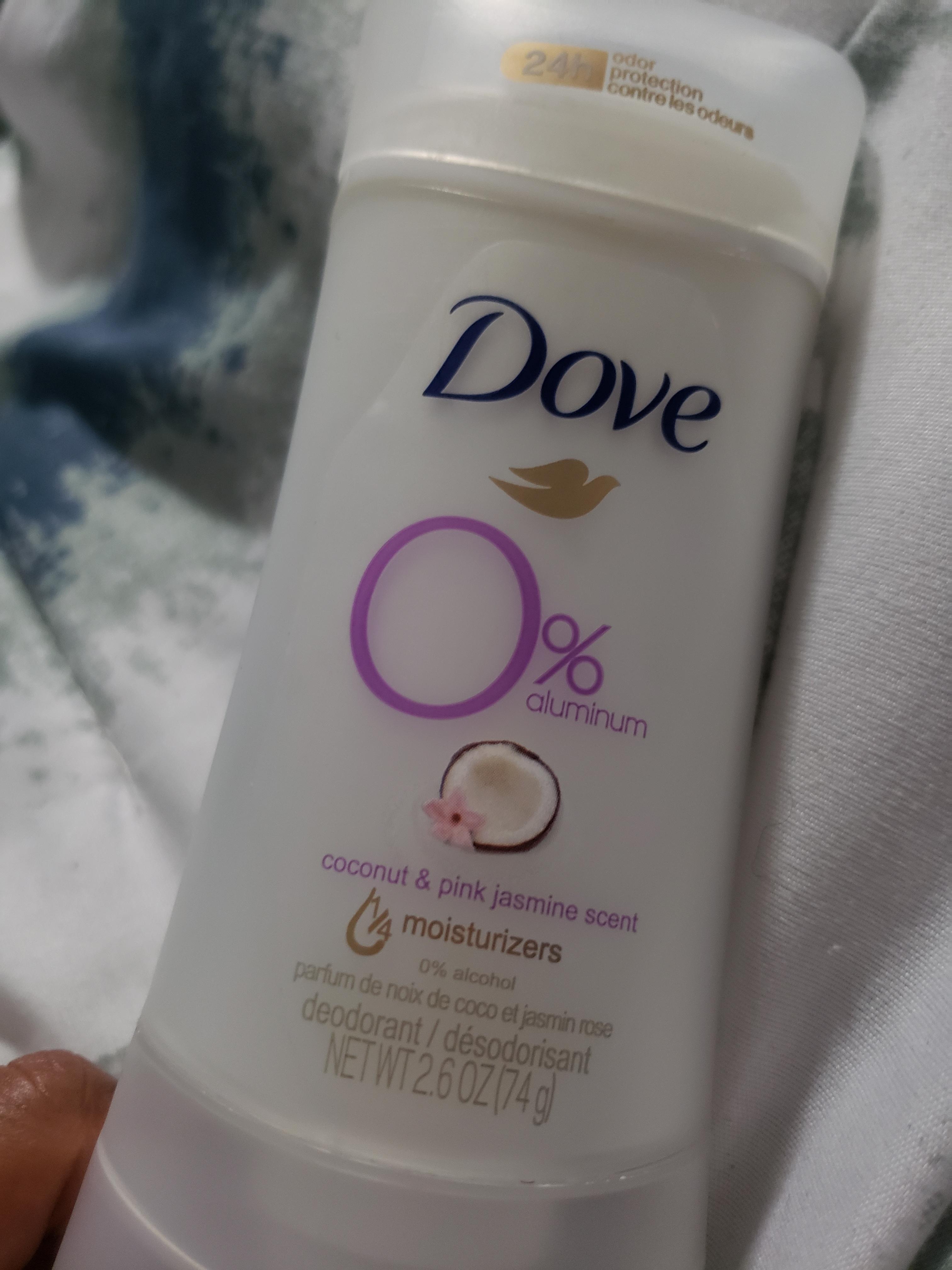 Dove 0% Aluminum Deodorant Coconut and Pink Jasmine Scent reviews in ...