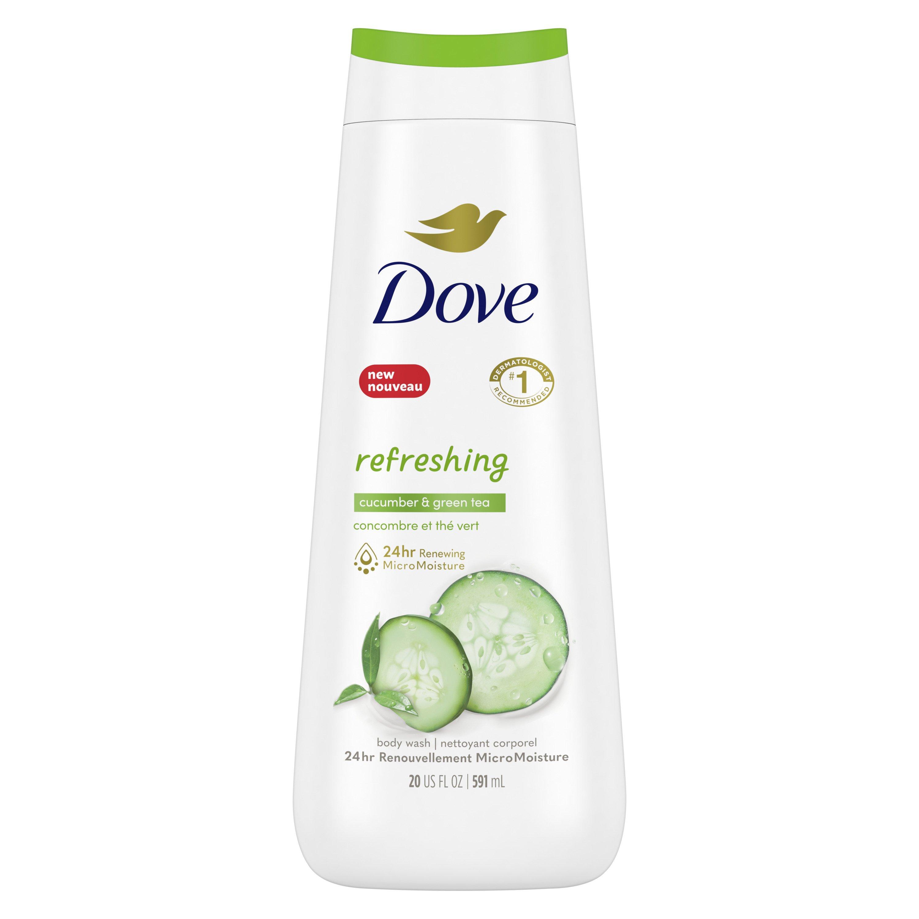 Dove Refreshing Body Wash - Cucumber and Green Tea - Shop Body wash at ...