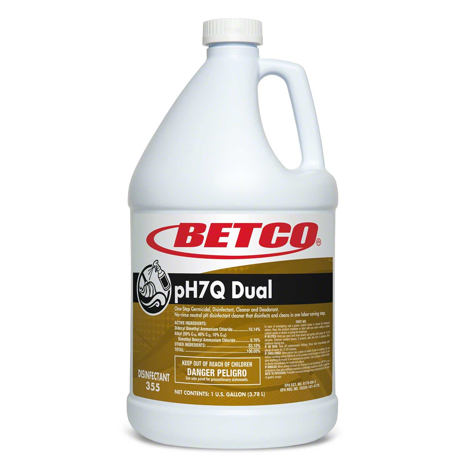 Betco® pH7Q Dual Neutral Disinfectant Cleaner - Gal. | D & E Supply