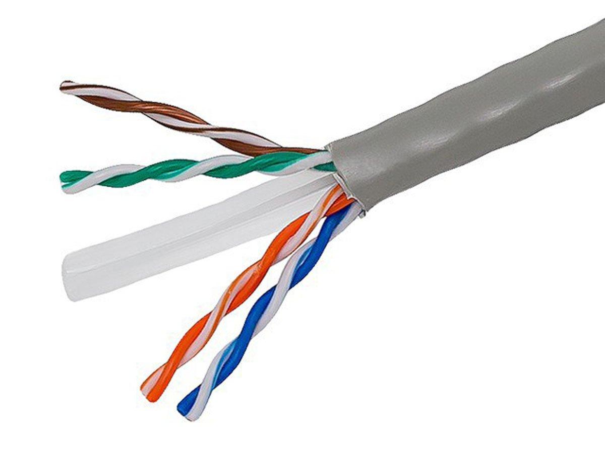 Monoprice Cat6 Ethernet Bulk Cable - Stranded, 550Mhz, UTP, Pure Bare ...