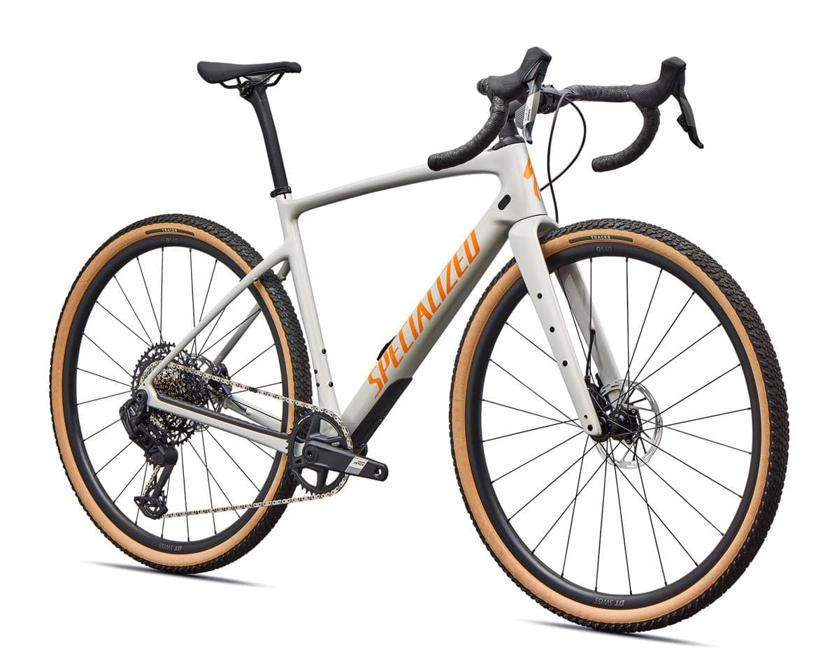 Specialized Diverge 4 Comp Carbon Gravel Bike (Dolomite Metallic/Orange ...