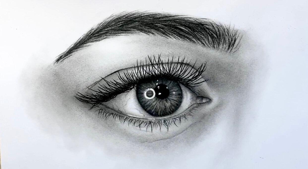 Discover more than 66 realistic eyeball sketch best - seven.edu.vn