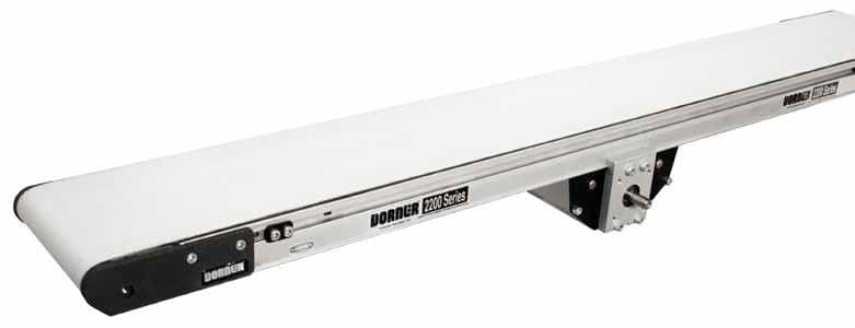 Belt conveyor - 2200 series - DORNER - low-profile belt / horizontal ...
