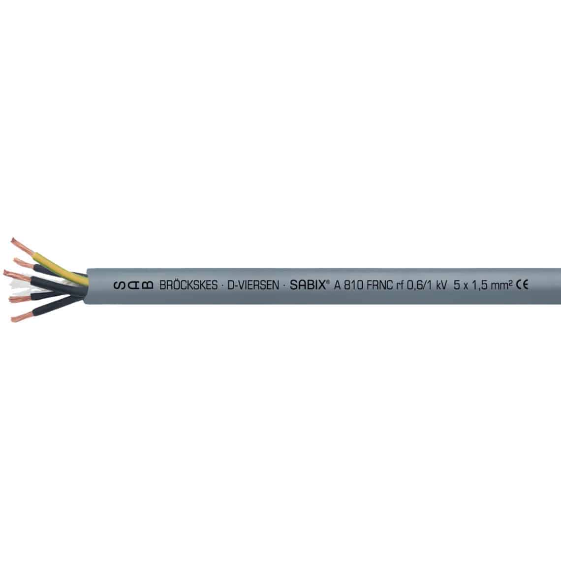 Cabo elétrico sem halogênio - SABIX® A 810 FRNC - SAB BROECKSKES GMBH ...