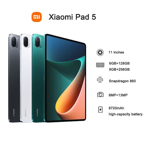 Xiaomi Tablet 5 Mi Pad 5 Android Tablet Xiaomi Original Snapdragon 860 ...