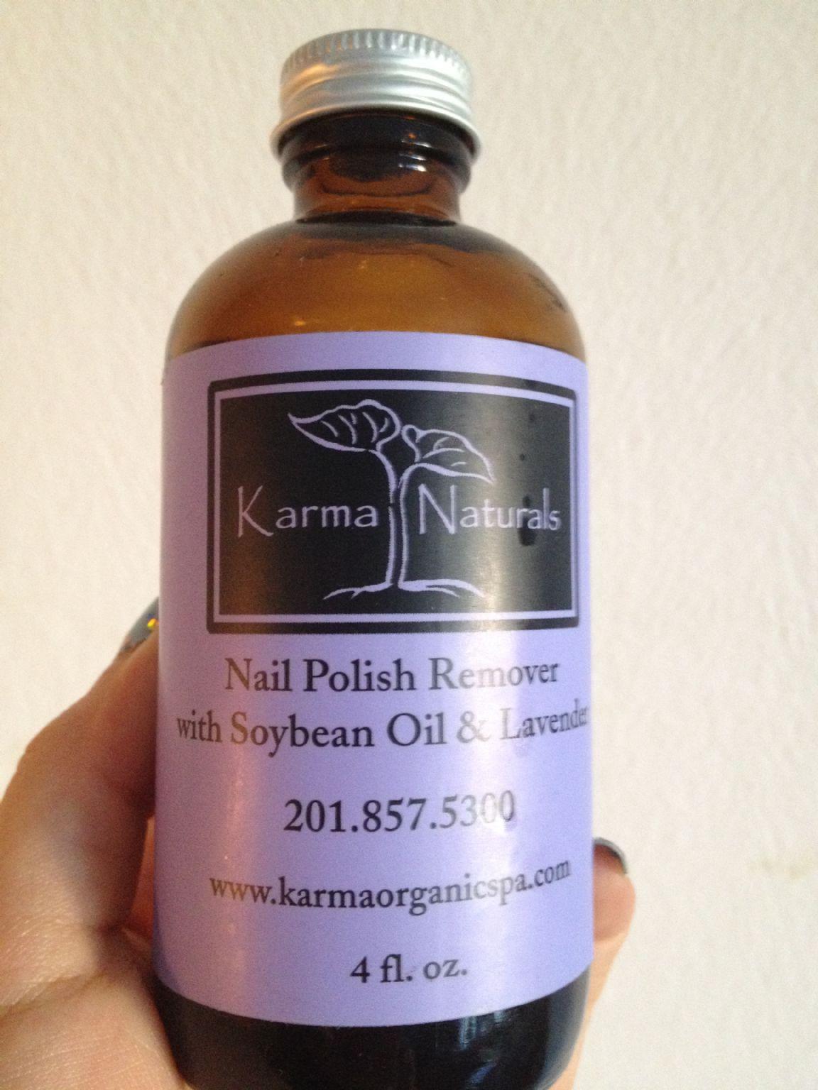 Karma Naturals - Nail Polish Remover with Soybean Oil and Lavender ...