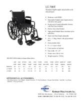Manual wheelchair - LT-700T - Karman Healthcare - outdoor / indoor ...