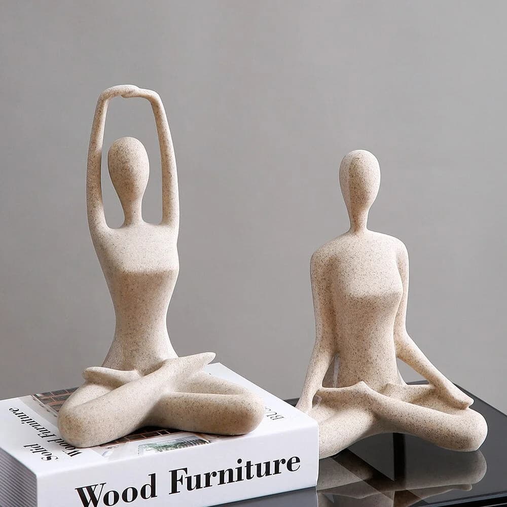Abstract Figure Resin Statue Creative Sculpture Modern Home Decoration ...