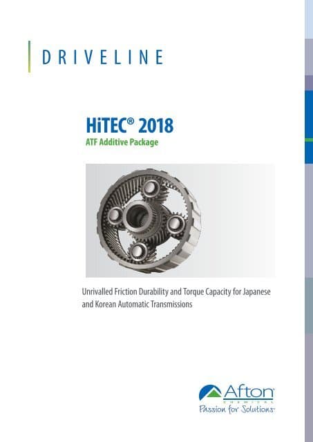HiTEC® 2018 - Afton Chemical