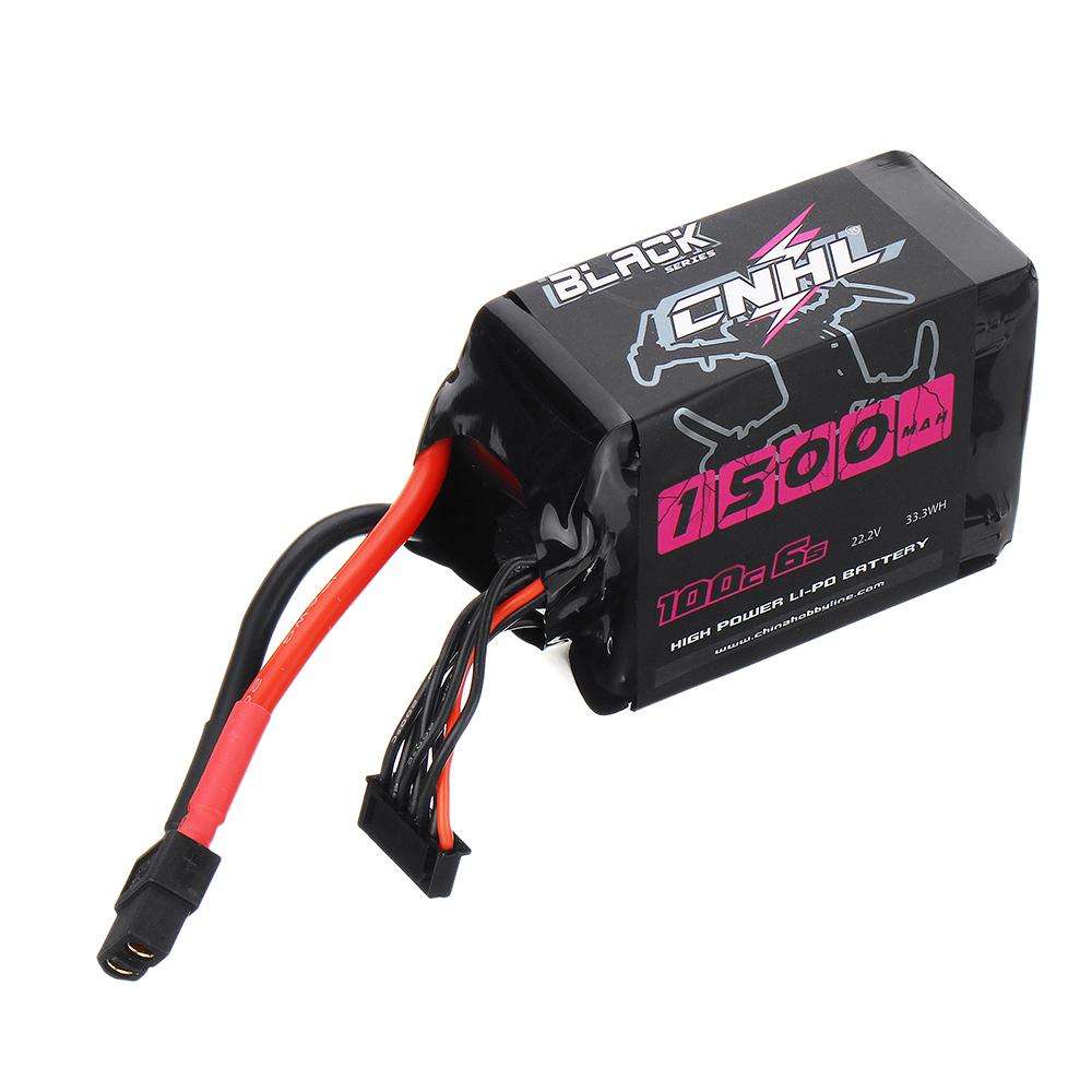 CNHL Black Series 1500Mah 6S 22.2V 100C Lipo Battery Pack Lipo With ...