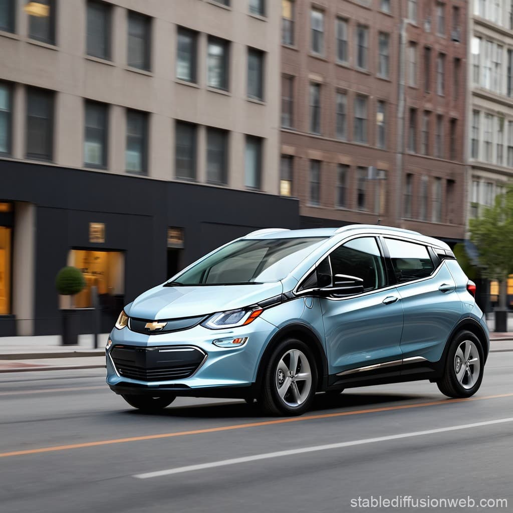 Chevrolet Bolt EV Car 2025 Parked in City | Stable Diffusion Online