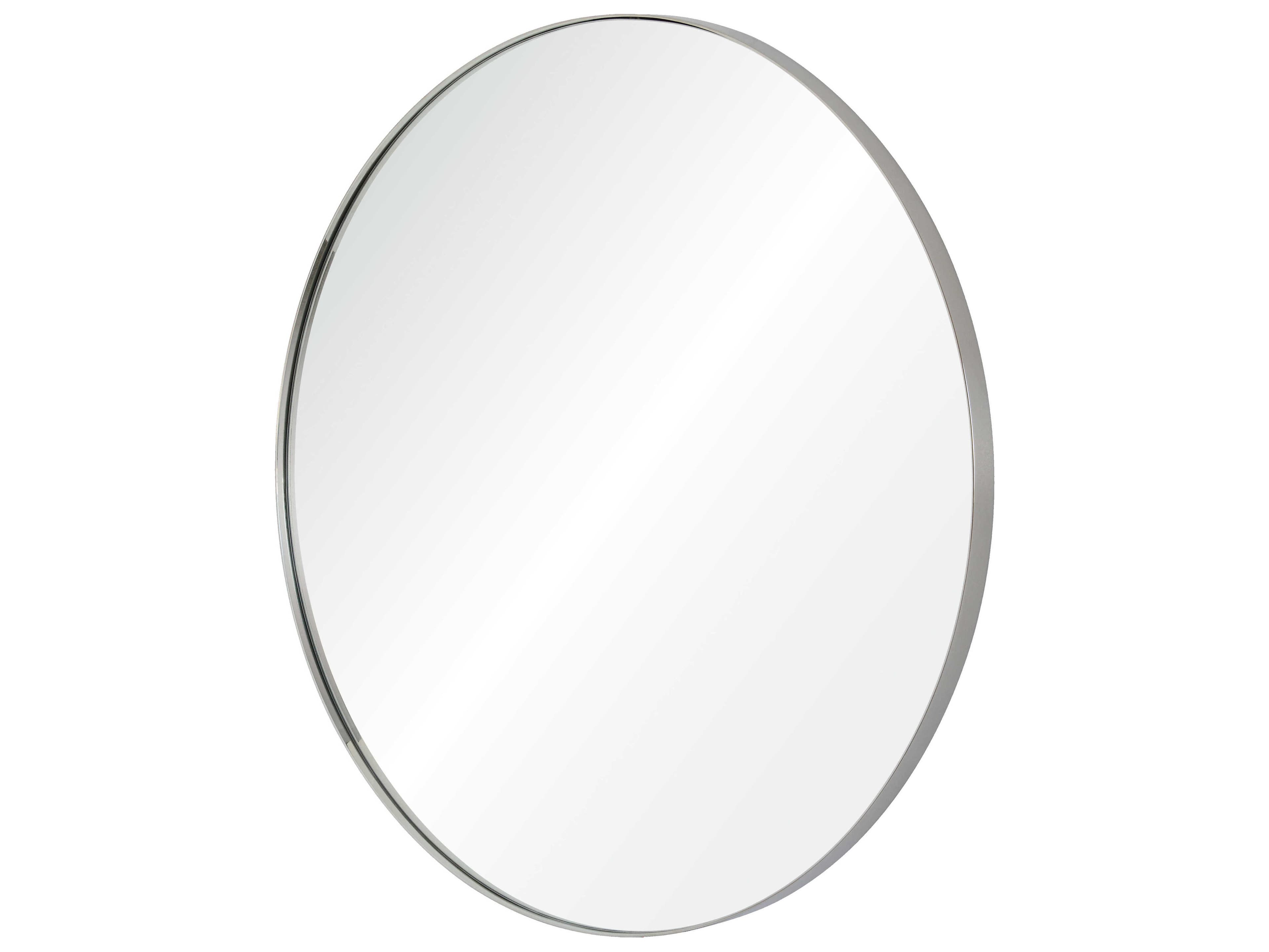 Mirror Home Polished Stainless Steel Round Wall Mirror | MIH20433