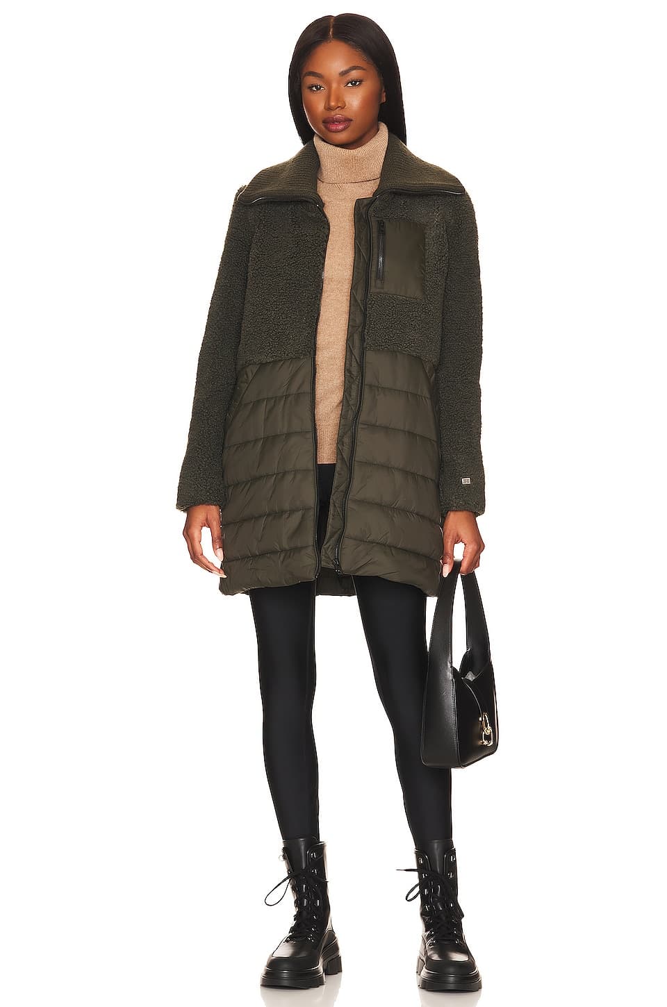 Soia & Kyo Sabine Faux Fur Coat in Cedar | REVOLVE