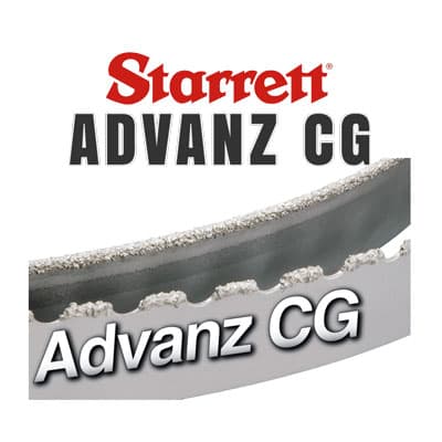 Starrett Advanz CG Tungsten Carbide Grit Band Saw Blade - ISCO Blades