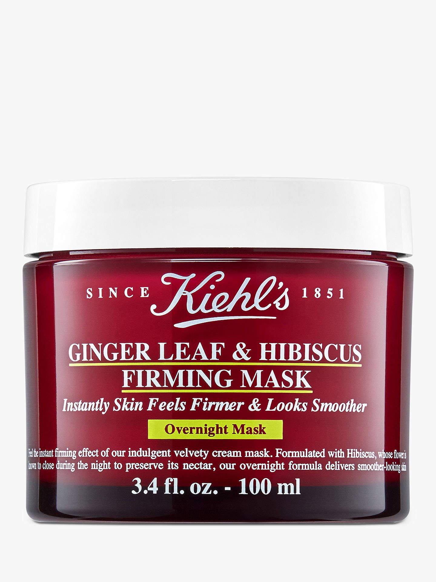 Kiehl's Ginger Leaf & Hibiscus Firming Mask, 100ml at John Lewis & Partners