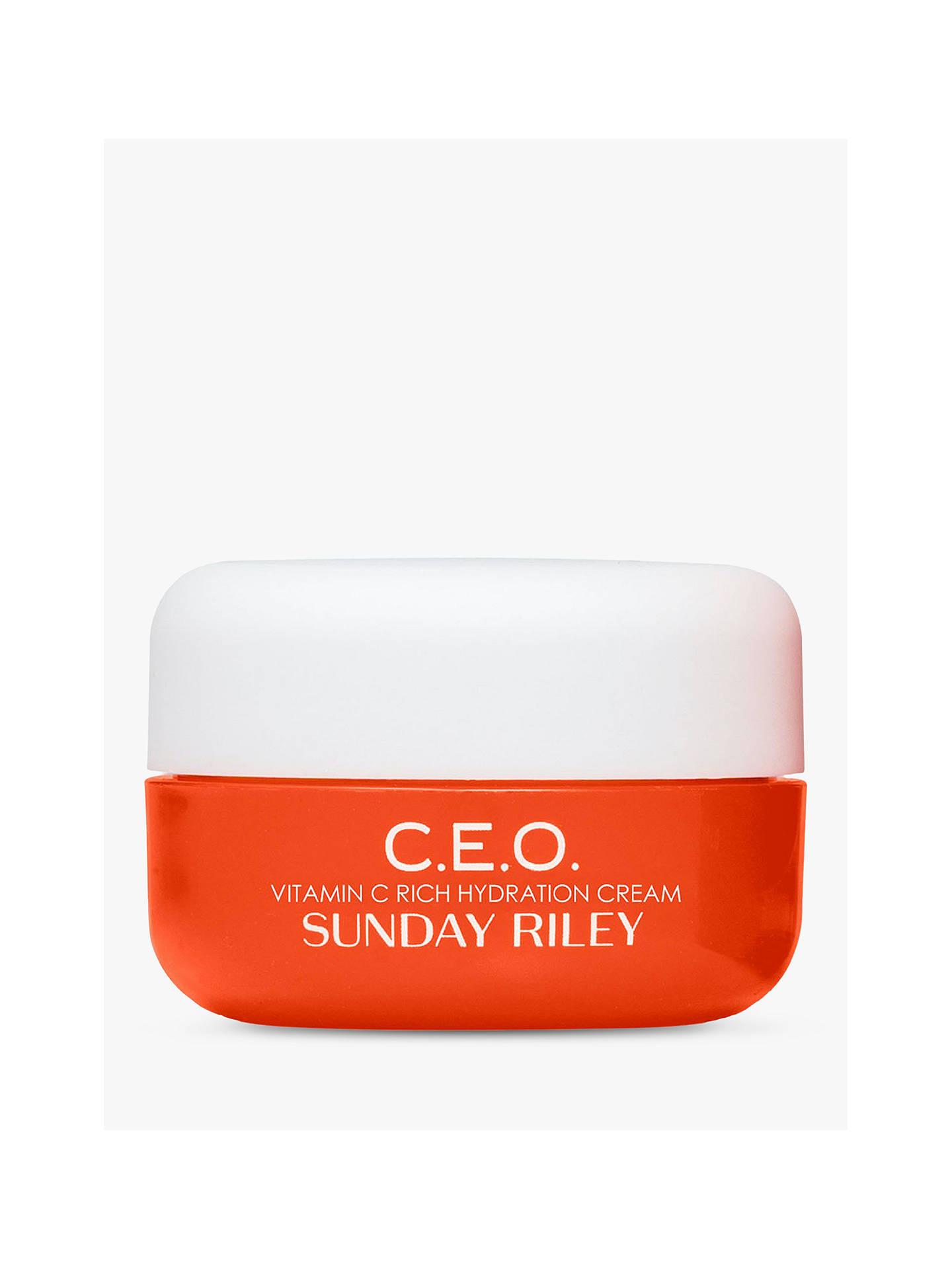 Sunday Riley C.E.O. Vitamin C Rich Hydration Cream at John Lewis & Partners