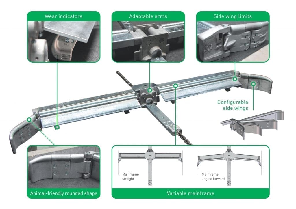 Multi-scraper | The most versatile manure scraper for a clean barn | JOZ