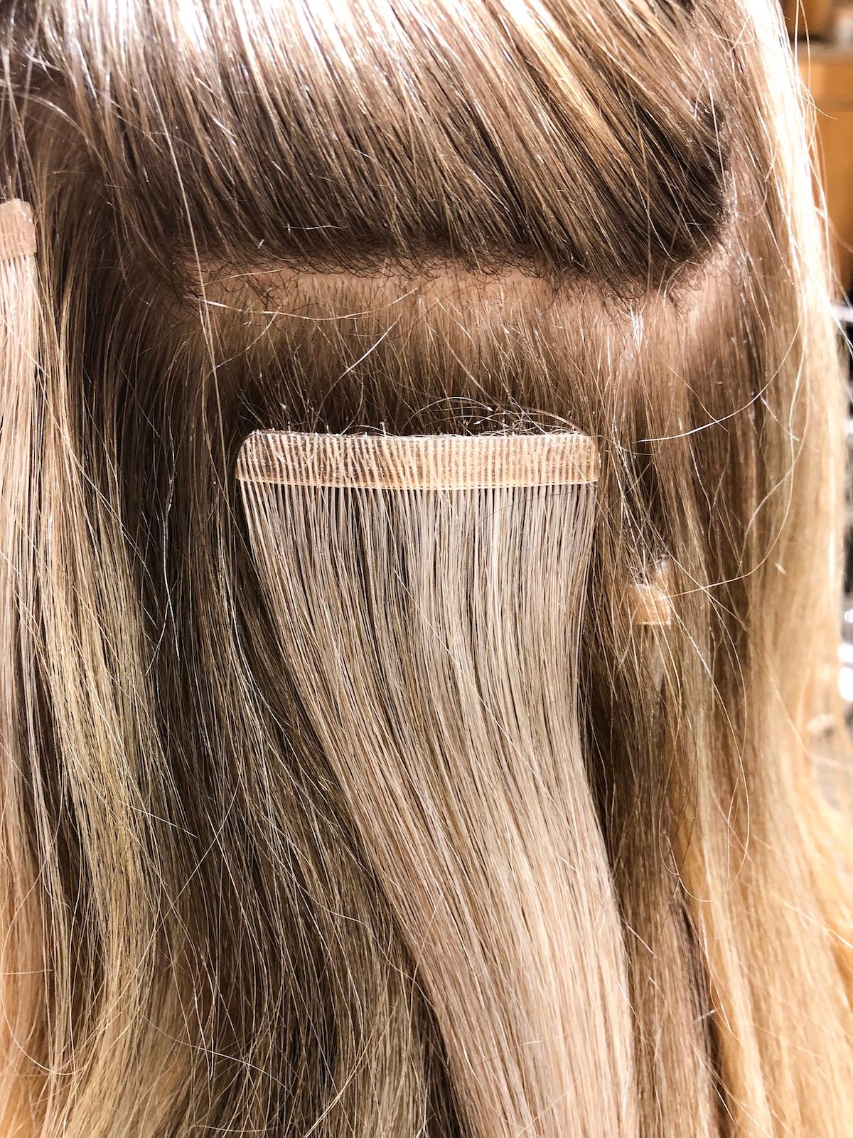 Everything You Need To Know About Tape-In Hair Extensions | Katie's Bliss