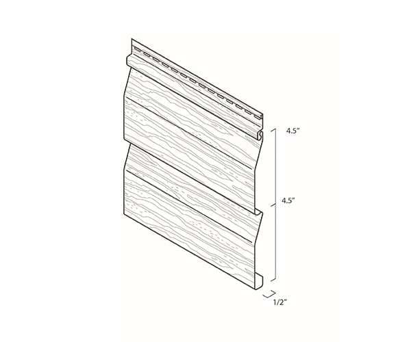 Kaycan Davinci | Double 4 Dutch Lap Vinyl Siding