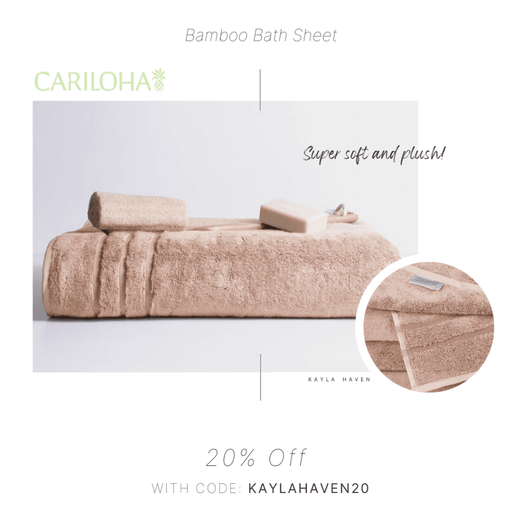 Cariloha Sustainable Bamboo Bath Essentials — Kayla Haven