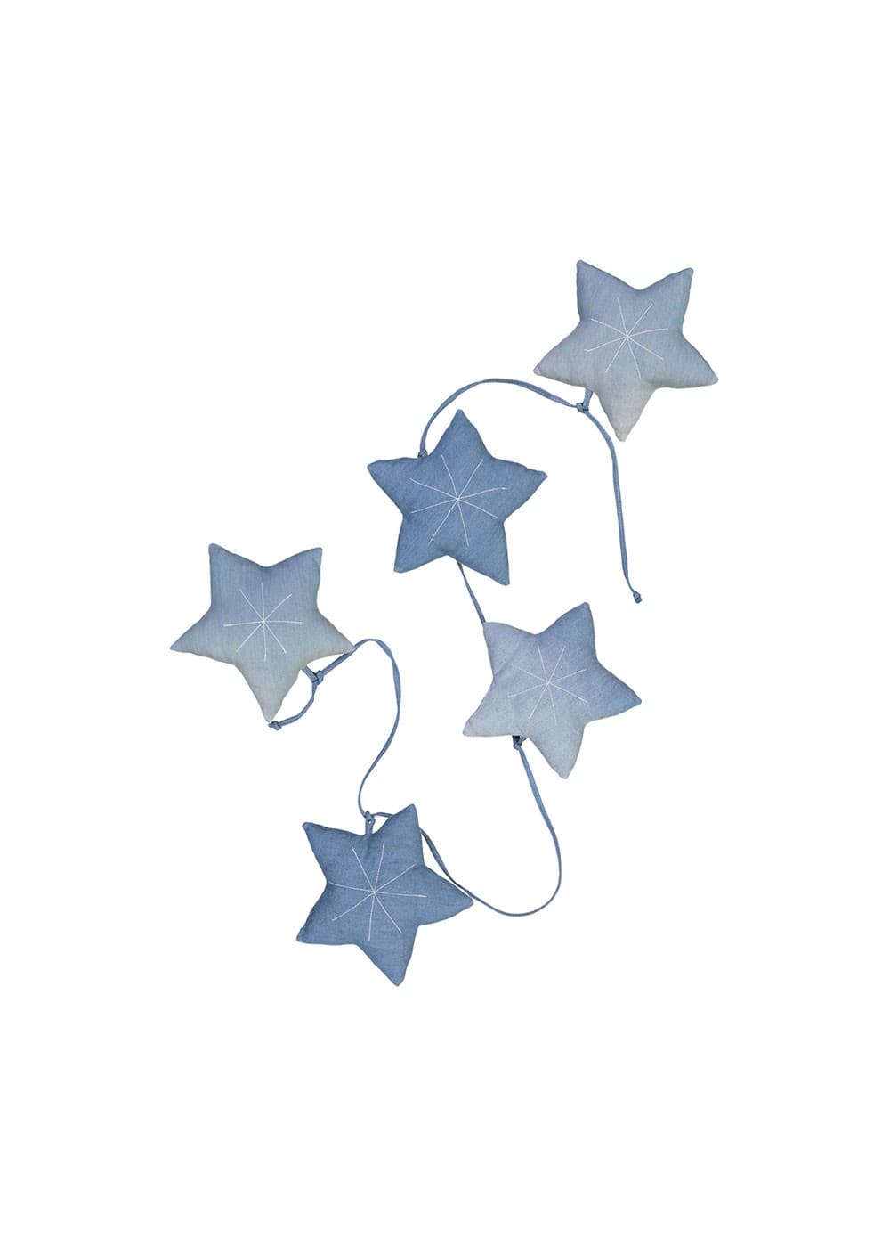 denim stars garland - Kids on the Moon