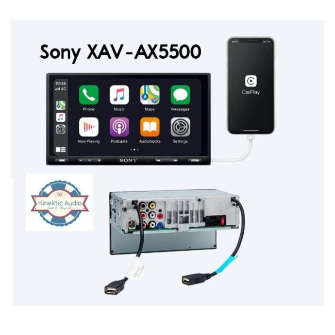 Sony XAV-AX5500 – 6.95” (17.6cm) Bluetooth® Media Receiver with WebLink ...