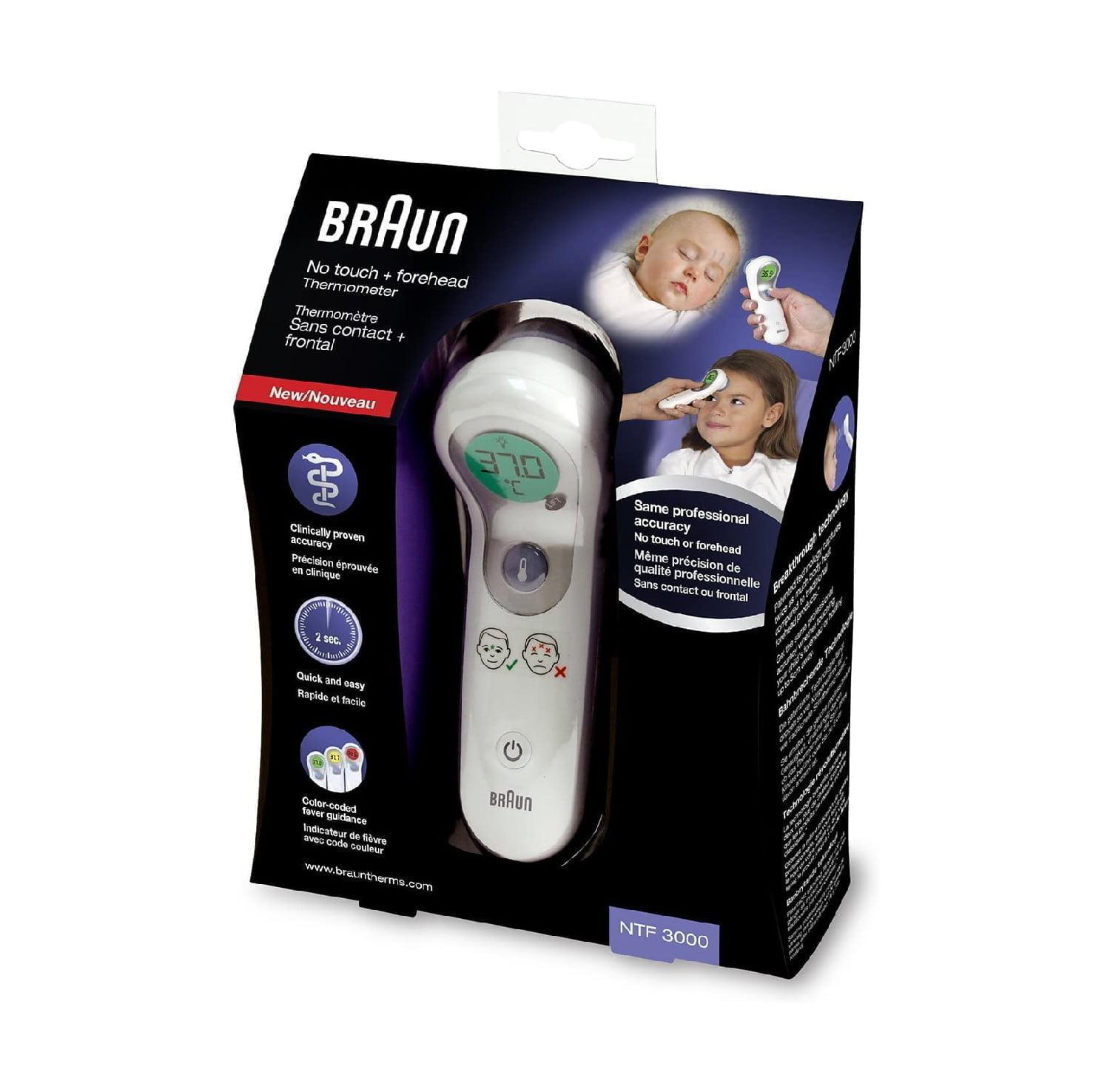 Braun No Touch plus Touch Forehead Thermometer (NTF3000) - LABLAAB.COM