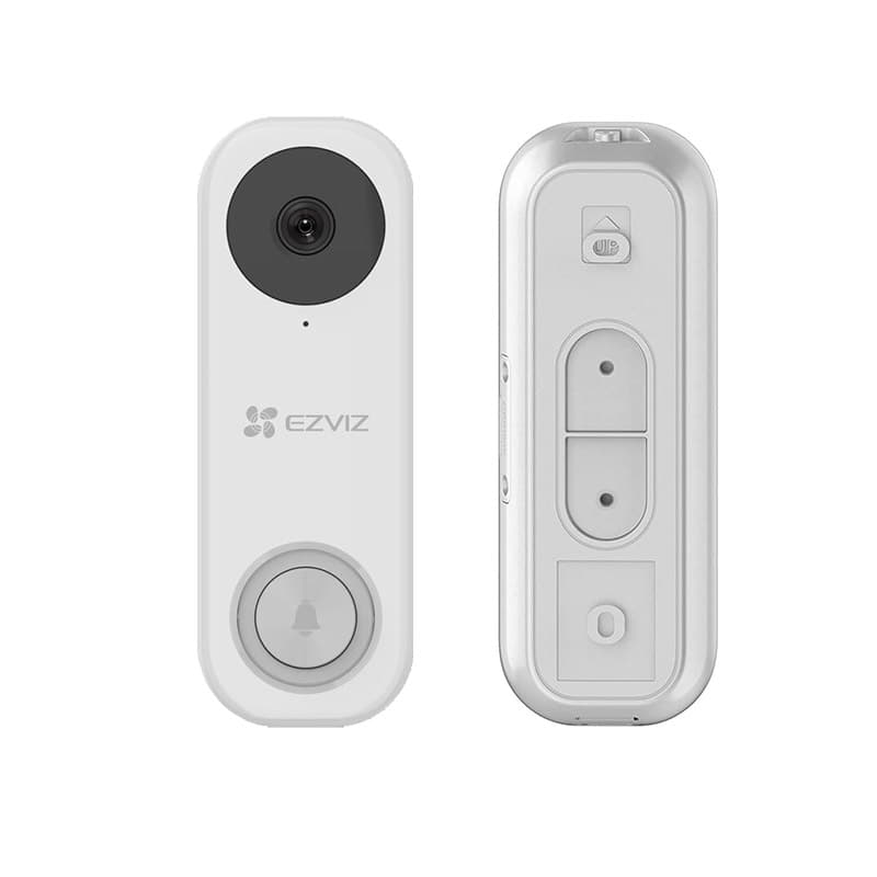 EZVIZ DB1C Wi-Fi Video Doorbell with 1080p Resolution, Two-Way Talk, Motion Detection, and microSD Storage