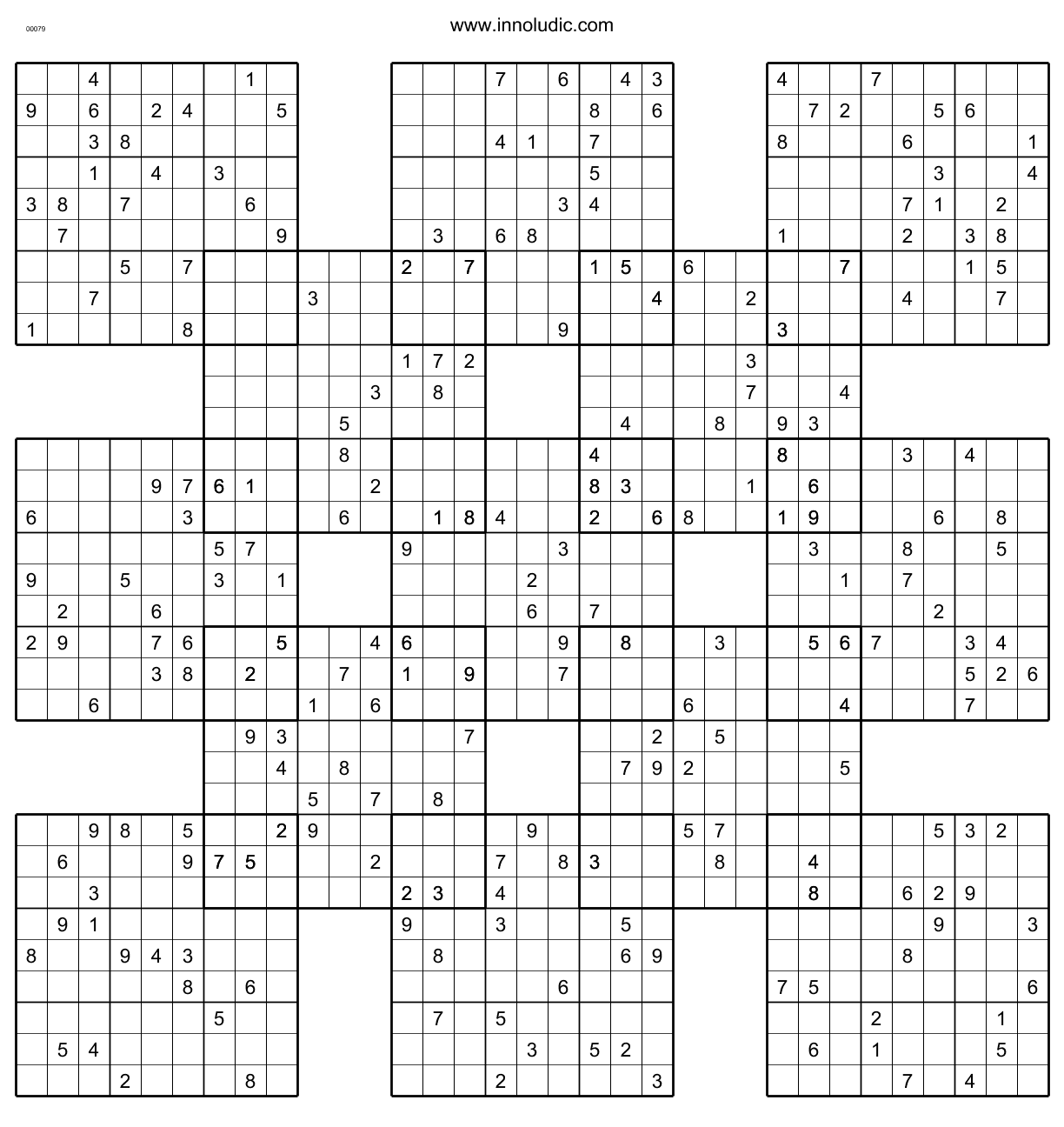 Sumo 6 - Lyana Printable Sudoku