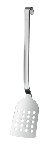 2Pcs Stainless Steel Spatulas,Silver Slotted Turner, Solid Turner ...