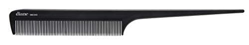 Diane Antistatic Ionic Pin Tail Comb Black - 8" #DBC042