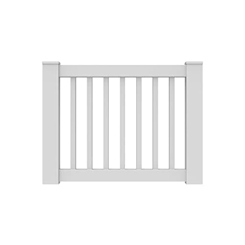36" Vinyl Gate Kit With Square Balust…