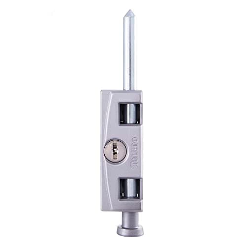 TOLEDO White Security Hardened Keyed Bolt Sliding Patio Door Lock ...
