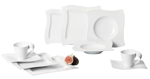 Villeroy & Boch NewWave - white porcelain with harmonious asymmetry