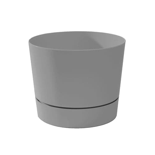 Mid-Century Turned Wood Leg Planters - Gold Stripe | West Elm