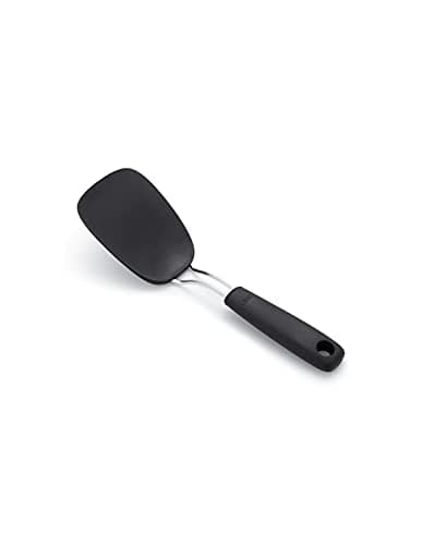 Amazon.com: OXO Good Grips Small Silicone Flexible Turner Black ...