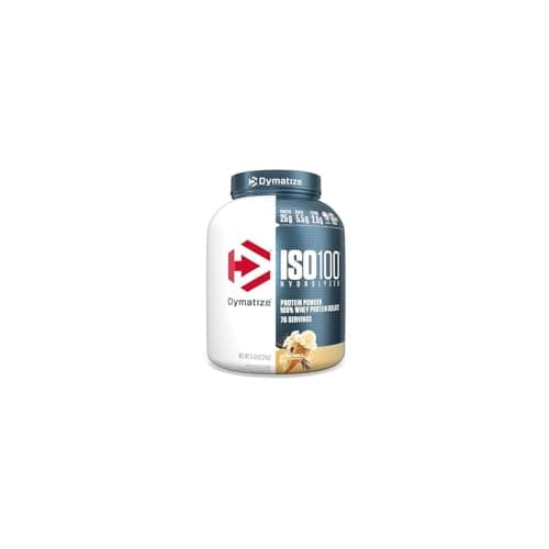 Dymatize ISO100 Hydrolyzed Whey Protein Isolate Powder, Gourmet ...