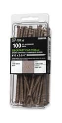 Starborn Cap-Tor xd Screws for PVC & Composite Decking - Gray #10 X 2-1 ...