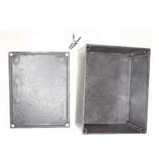 Bud Industries - CU-234 - Enclosure,Aluminum,Die Cast,Natural,4.688x3 ...