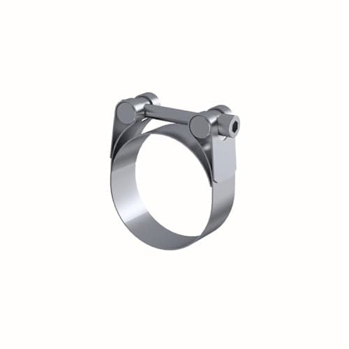 MBRP® T5112BLK - Stainless Steel Round Rolled Edge Angle Cut Clamp-On ...