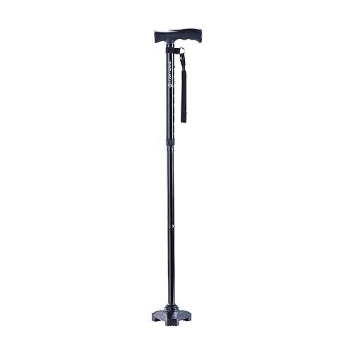 HurryCane Freedom Edition Folding Cane with T Handle, Black - Walmart ...