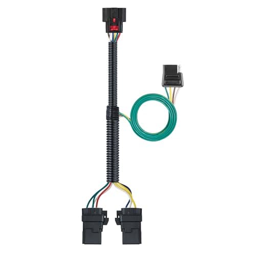 CURT 56229 Vehicle-Side Custom 4-Pin Trailer Wiring Harness
