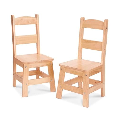 Melissa & Doug chaise en bois