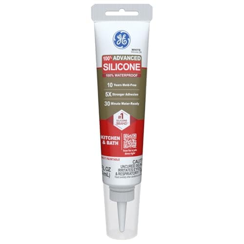 GE Silicone II Multi-Purpose Kitchen & Bath Sealant, Crack & Waterproof ...