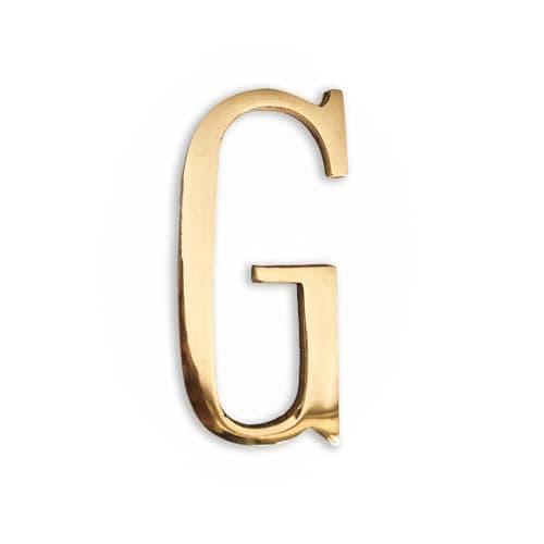 Vintage Brass Ornamental Alphabet Letters HOME / Classic Wall Decor - Etsy